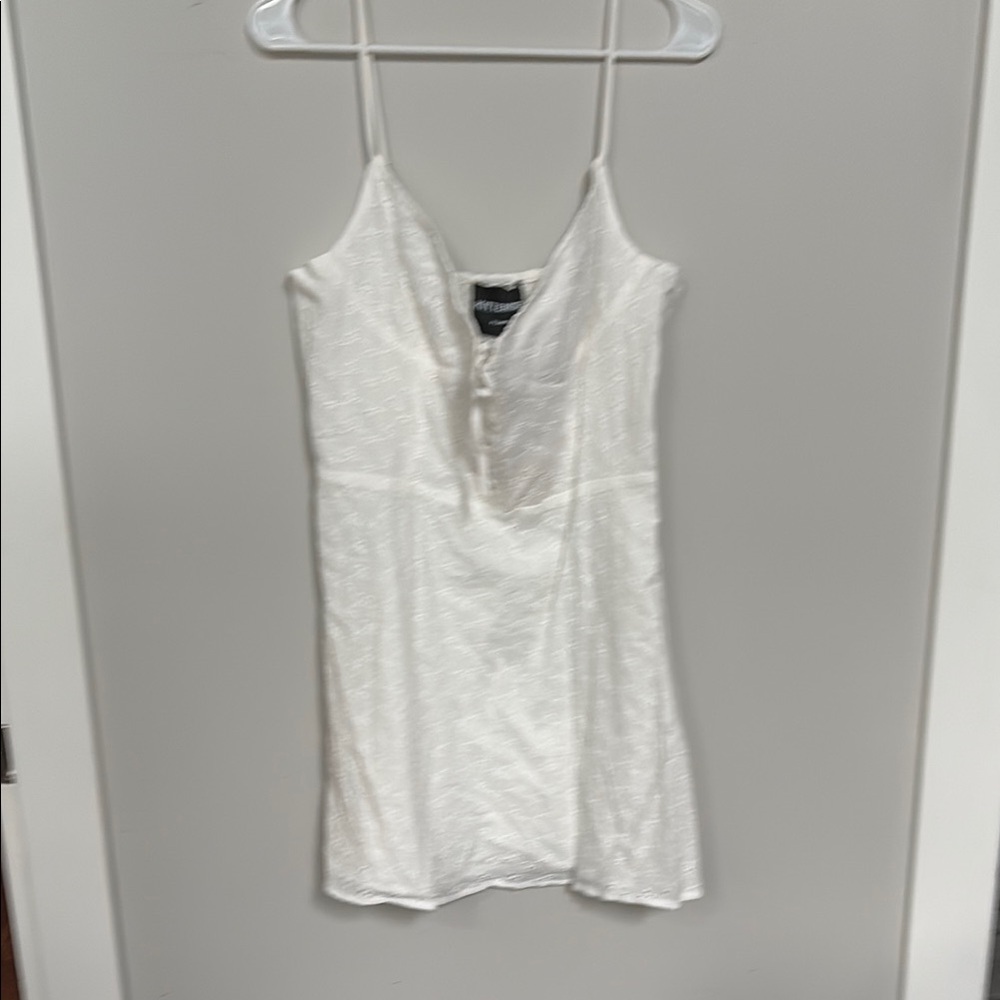 NWT Eyelet Kittenish White Mini Dress